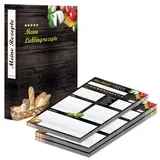 PRICARO Rezeptordner mit Rezeptblock "Mediterran", A4