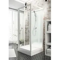 Komplettdusche SCHULTE Juist II 80 x 80 x 210 cm alpinweiß