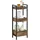 SoBuy Badregal mit 3 Ablagefächern bis 30kg Tragkraft, 28x74x20cm