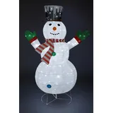 Mojawo XXL LED Schneemann / Weihnachtsmann 180CM 200 LEDs IP44 für außen