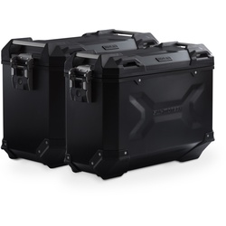SW-Motech TRAX ADV Alukoffer-System - Schwarz. 45/37 l. Honda X-ADV (20-)., schwarz