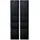CARO-Möbel CD-Regal 20 x 17 x 186 cm Schwarz