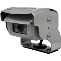 Full-HD Mini-Shutter-Rückfahrkamera mit Verschlussklappe RAV-M von CARGUARD Systems mit 1080p für AHD- und Full-HD-Monitore, 130°, Silber, 9-32V, PAL