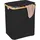 Wenko Wäschekorb Ecori 41 x 50 cm Polyester Schwarz
