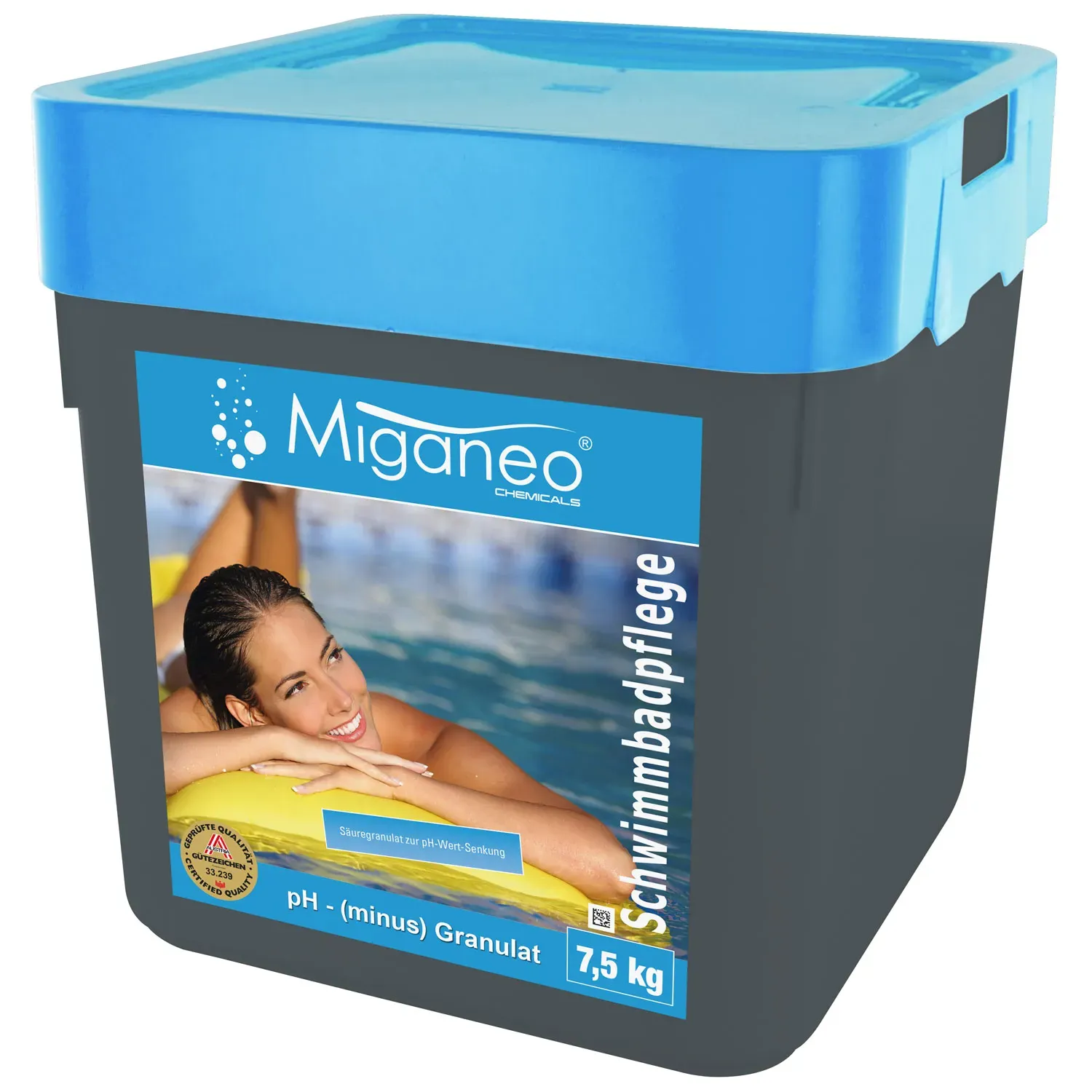 Miganeo® 7,5kg Ph-Minus Granulat für Pool - Ph Senker