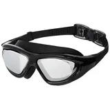 NILS AQUA Schwimmbrille Taucherbrille Kinderschwimmbrille Schwarz Weiß Schwimmmaske schwarz