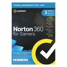 NortonLifeLock Norton 360 for Gamers 3 Geräte - 1 Jahr, Download