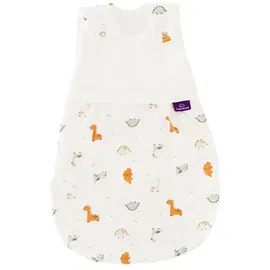 Träumeland Schlafsack LIEBMICH Dinolino 56/62, Weiß, 56/62