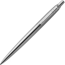 Parker Kugelschreiber Jotter Edelstahl silber, Schreibfarbe: blau,