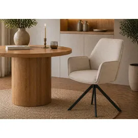 Actona Esszimmerstuhl Glenda Polyester beige 2er Set