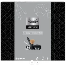 Wilkinson SWORD Barber's Style - The Pioneer Collection (Rasiermesser, 5 x Doppeklingen. Rasierpinsel, Rasierseife)