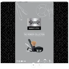 Wilkinson SWORD Barber's Style - The Pioneer Collection (Rasiermesser, 5 x Doppeklingen. Rasierpinsel, Rasierseife)