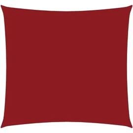 vidaXL Sonnensegel Oxford-Gewebe Quadratisch 2,5x2,5 m Rot