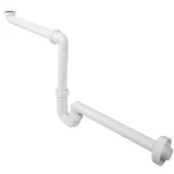 Viega Waschtisch-Raumsparsiphon Kunststoff, weiß, 1 1/4, ø 32 mm