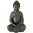 Boltze Dekofigur Buddha H.20 cm Kunstharz braun