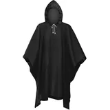 Regenponcho Regenmantel für Herren Damen, Wasserdicht Regenponcho, Eva Regenjack