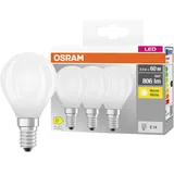 Osram LED-Birne 5,5W E14 warmweiß 3 St.