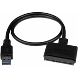 Startech StarTech.com USB 3.1 auf 2,5" SATA III Adapter Kabel mit UASP - USB 3.1 zu SATA SSD/HDD Konverter / Adapterkabel (USB312SAT3CB)