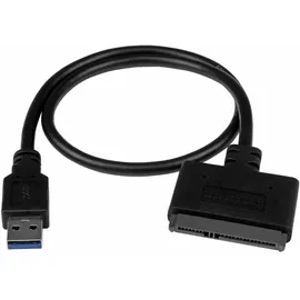 Startech StarTech.com USB 3.1 auf 2,5" SATA III Adapter Kabel mit UASP - USB 3.1 zu SATA SSD/HDD Konverter / Adapterkabel (USB312SAT3CB)
