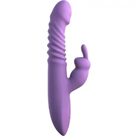 Fantasy For Her “her thrusting silicone rabbit”, mit Heizfunktion, lila