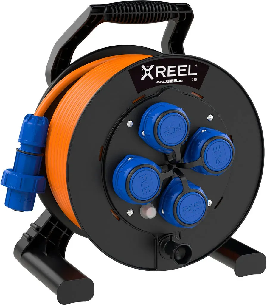Kabeltrommel XREEL® 310 / H07BQ-F 3G2,5 - schwarz