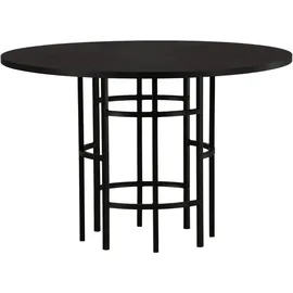 Livetastic Esstisch, Copenhagen Ø ca. 115 cm, Schwarz,