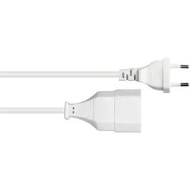 Good Connections P0300-W010 1 m Netzstecker Typ C H03VVH2-F2, 250 V