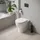 Duravit D-Code Stand-WC mit WC-Sitz Weiß Hochglanz