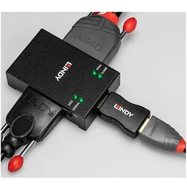 Lindy HDMI EDID Emulator 3840 x 2160 Pixel 4,30 cm Schwarz