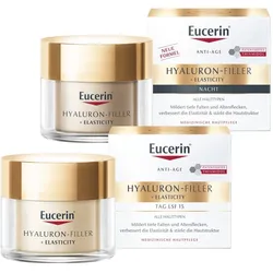 Eucerin Anti Age HYALURONFILLER + Elasticity Tag & Nacht Set  1 Sparset