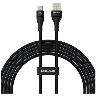 Baseus Flash 2 Usb-a - Usb-c 100w 2m Kabel - Schwarz