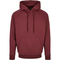 URBAN CLASSICS Blank Hoody (TB014-01151-0037) cherry | rot -