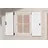 Weka Fensterladen 2-seitig 69 x 79 cm Weiß