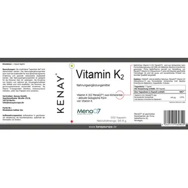 Kenay Vitamin K2 MenaQ7 Kapseln 300 St.