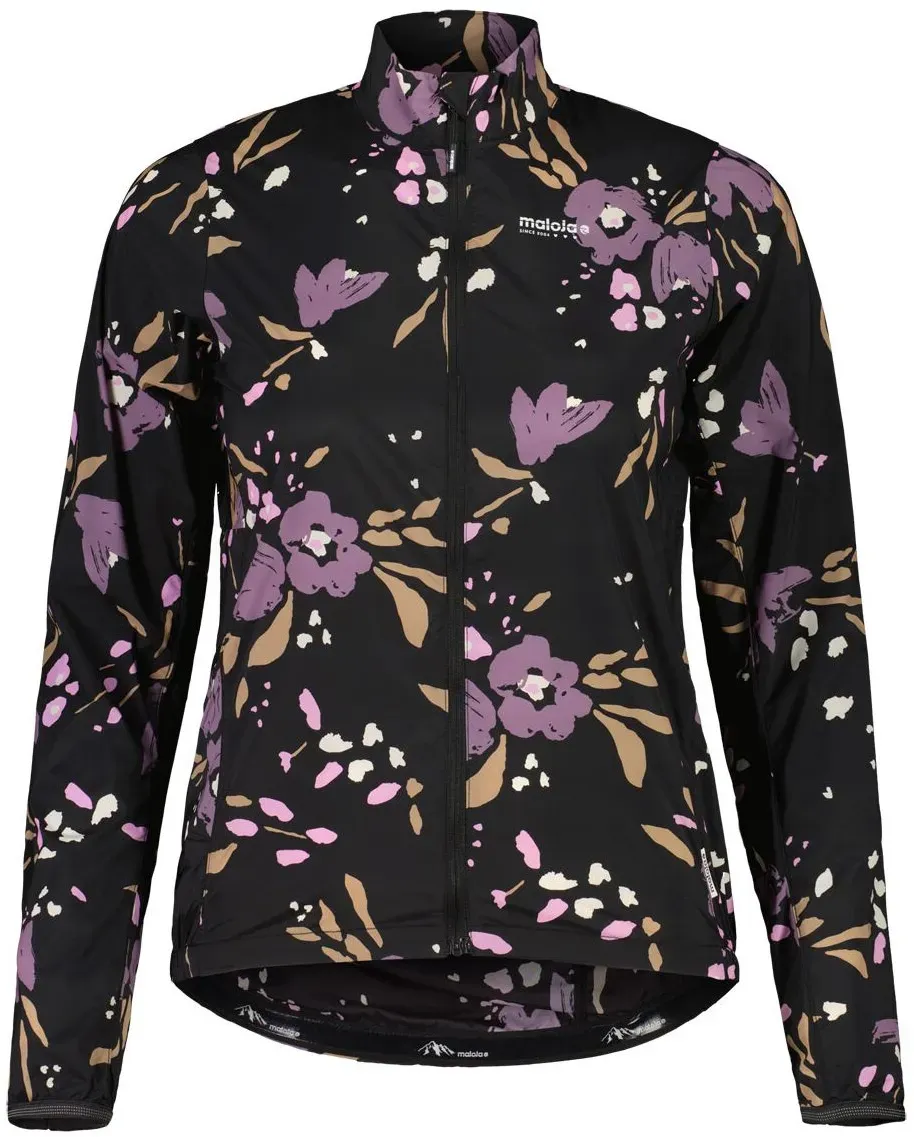 Maloja SeisM. Jacket Printed deep black brushflower (1113) L