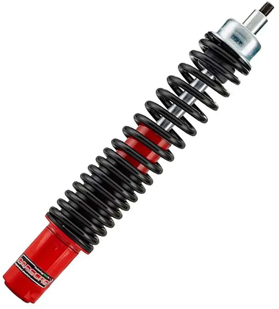 Carbone 60220032 Vespa 200 Racing Vorderer Stoßdämpfer - Black / Red - One Size