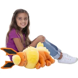 Jazwares Pokémon Schlafende Plüschfigur Flamara 50 cm - Orange