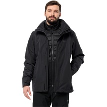 Jack Wolfskin Luntal 3in1 Jacke - Black - 2XL