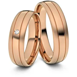 Trauringe Sylt 750er Rotgold - 6474