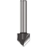 ENT European Norm Tools ENT V-Nutfräser HW, Schaft (S) 8 mm, Durchmesser (D) 19,05 mm, NL 15,9 mm, E 90°, SL 32 mm
