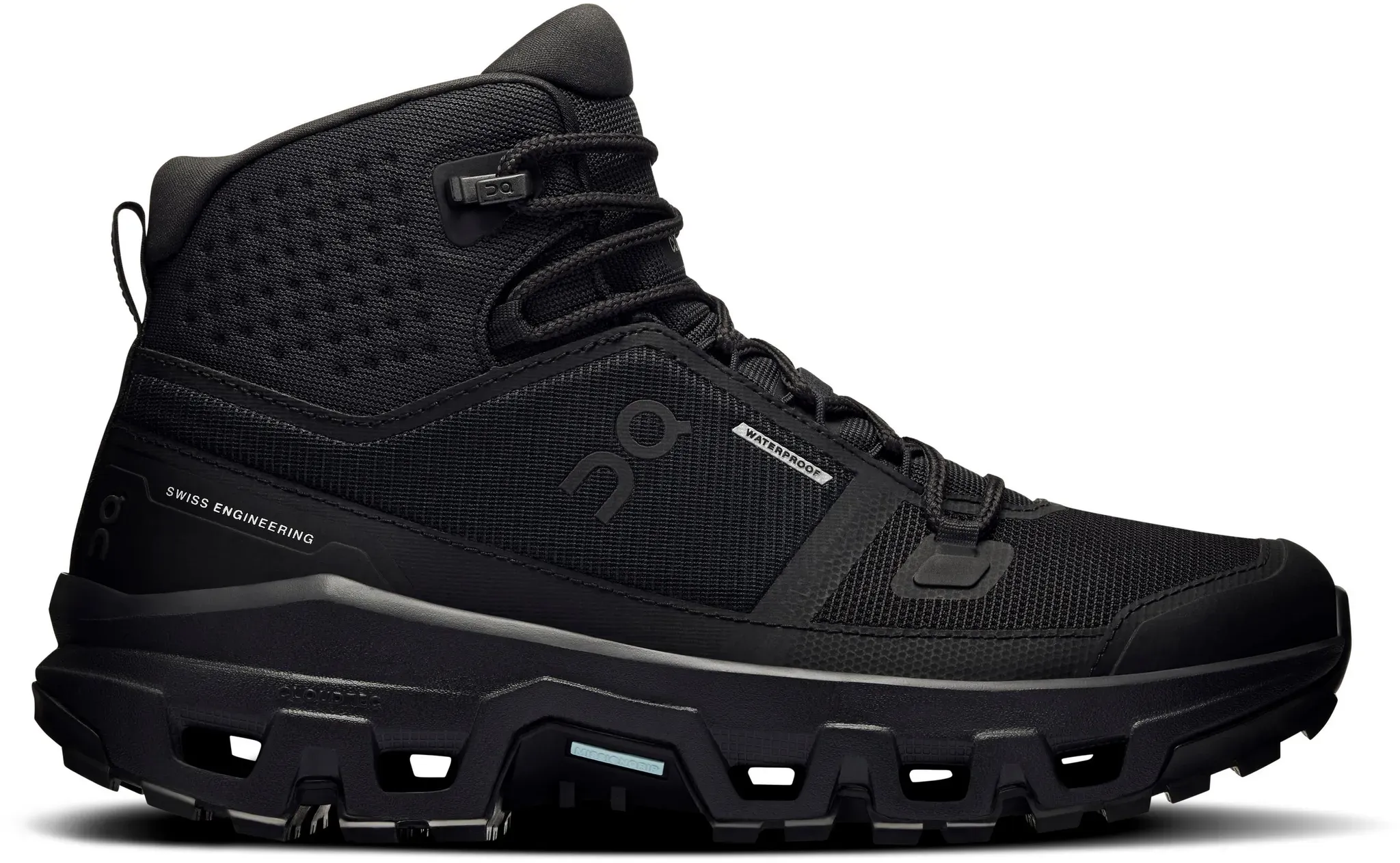 On Cloudrock Waterproof Wanderschuhe Damen in black-black, Größe 36 1/2 - schwarz