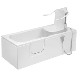 hak Handelsagentur Koch Badewanne mit Tür/Seniorenbadewanne 169,5x70cm Ausführung Links