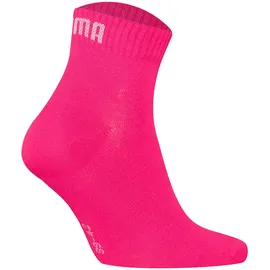 Puma Quarter Plain 12er Pack Pink/Grau 39-42