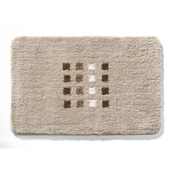 Badteppich QUADRI - beige