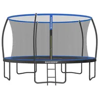 SONGMICS Gartentrampolin Ø 244/305/366/427 cm, bis zu 150 kg belastbar blau