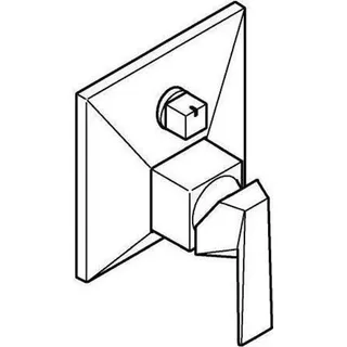 Grohe Allure Brilliant 24340, mit 3-Wege Umstellung, Fertigmontageset für Rapido SmartBox, chrom