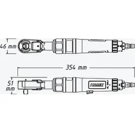 HAZET Hochleistungs-Ratschenschrauber 9022P-1