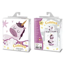 OEM Babybettwäsche 100x135 Magic Unicorn Kuscheltiere