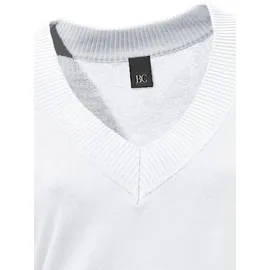 Heine V-Pullover Weiß 36