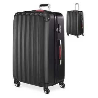 monzana Hartschalenkoffer Baseline Schwarz XL ABS
